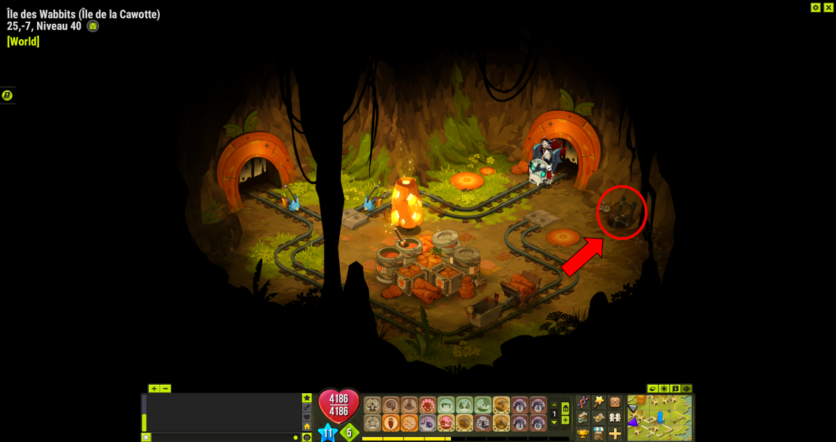 Dofus Île des Wabbits, Chemin vers le Wabbit GM Millenium