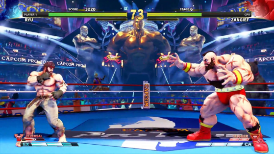 Ryu vs Zangief dans SFV - Street Fighter 6