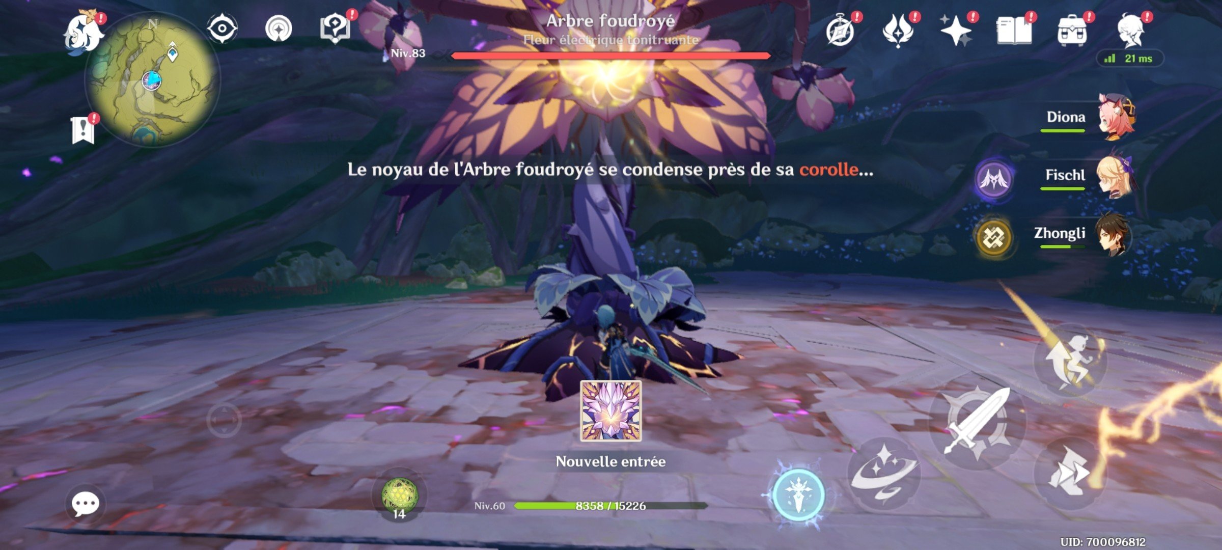 Arbre Foudroyé Genshin Impact Où le trouver et comment le battre