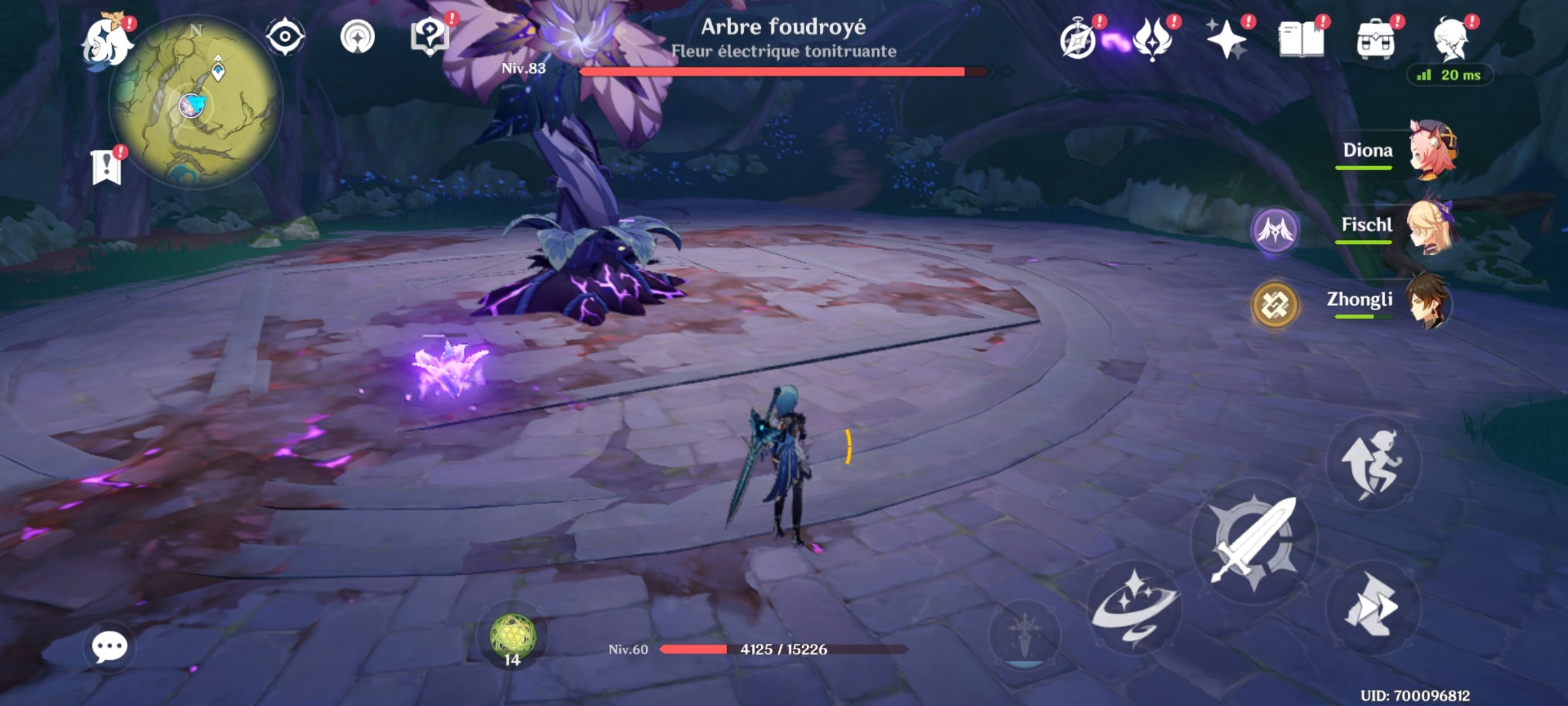 Arbre Foudroyé Genshin Impact Où le trouver et comment le battre