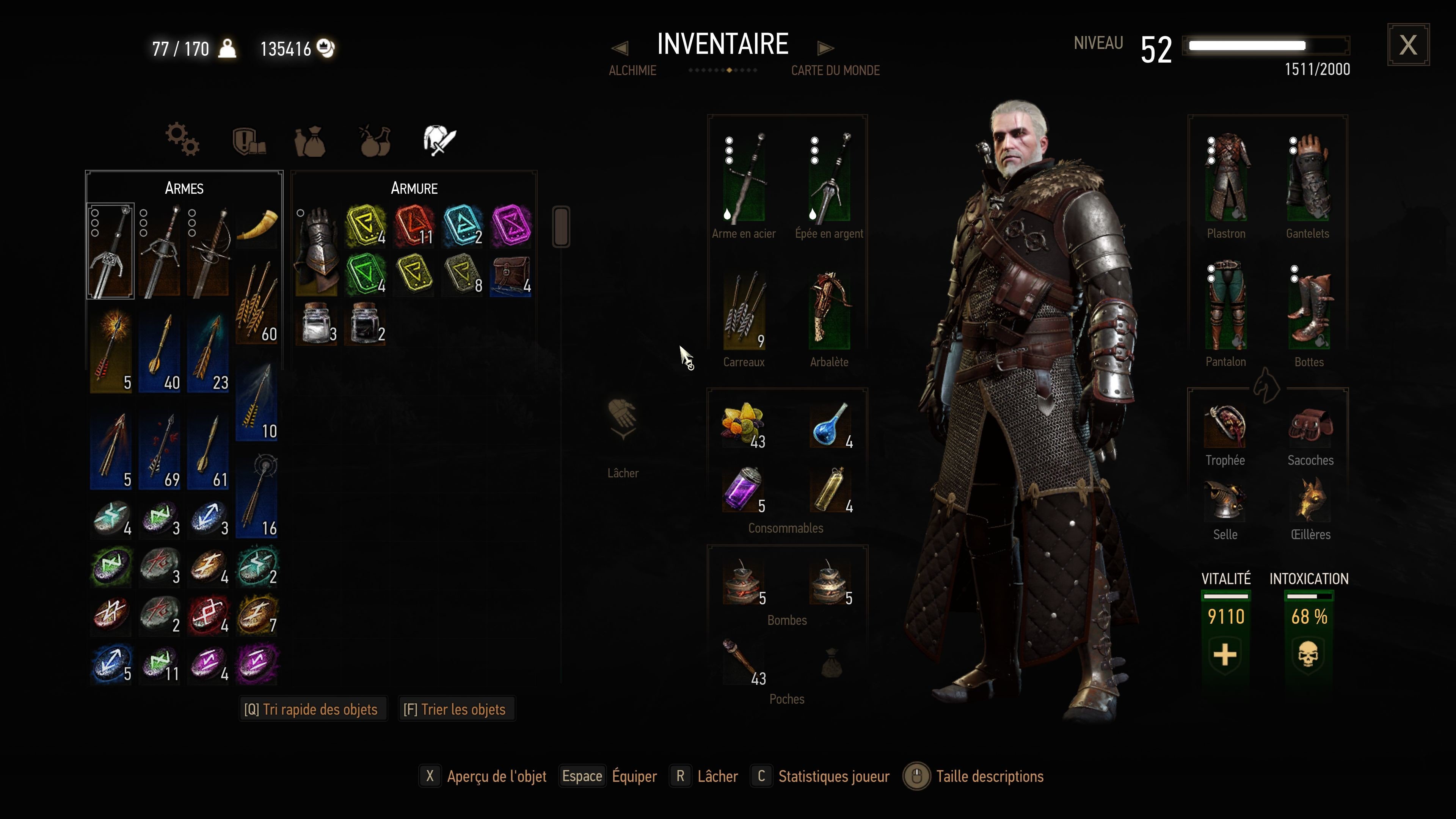 Meilleure armure Witcher 3 Liste et position où les trouver ? Millenium