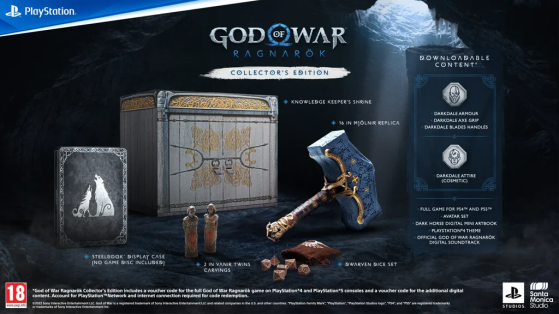 L'édition collector à 199.99$ - God of War Ragnarök