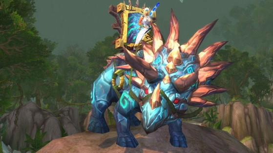Le Navrecorne primordial cobalt - World of Warcraft