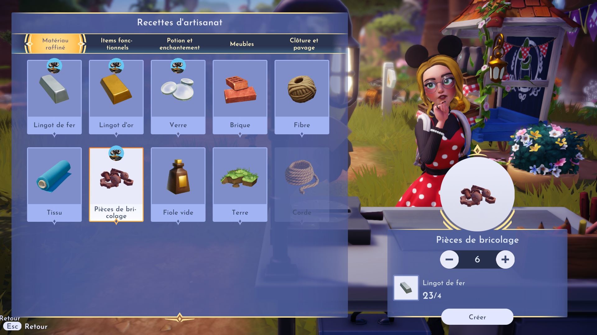 WallE Disney Dreamlight Valley Lys de la passion noir, télescope