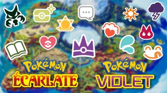 Insigne Pokemon Violet Écarlate : Liste complète, comment en obtenir et à quoi ça sert ?