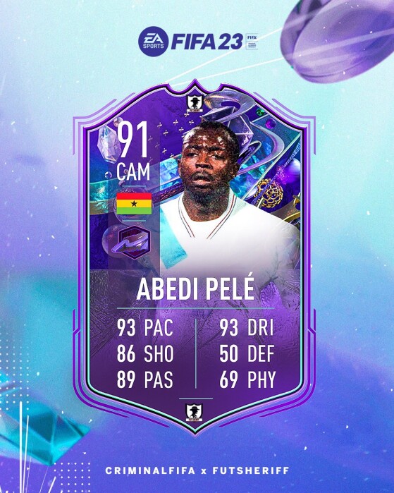 Abedi Pelé Stats non officielles - FIFA 23