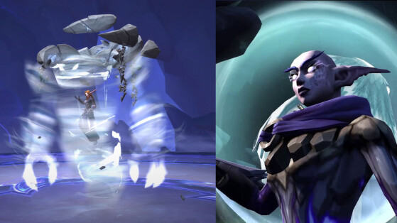 Dathéa (gauche) et Koroleth (droite) - World of Warcraft