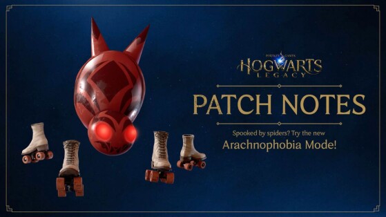 Mise à jour Hogwarts Legacy : Mode arachnophobe, améliorations... L'énorme patch du 5 mai !