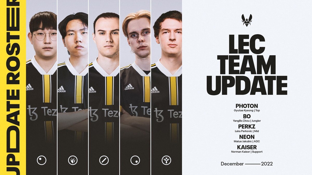 LoL：Team Vitality 下個賽季將與兩名主力分道揚鑣！