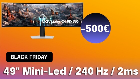 Black Friday : Un deal incroyable sur l'écran PC géant Samsung Odyssey Neo G9 !