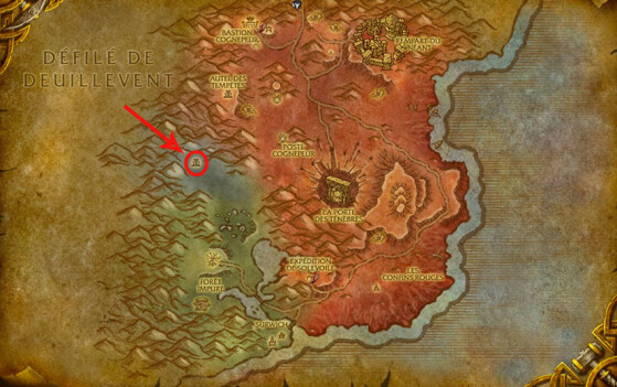 Localisation du Seigneur Kazzak - World of Warcraft