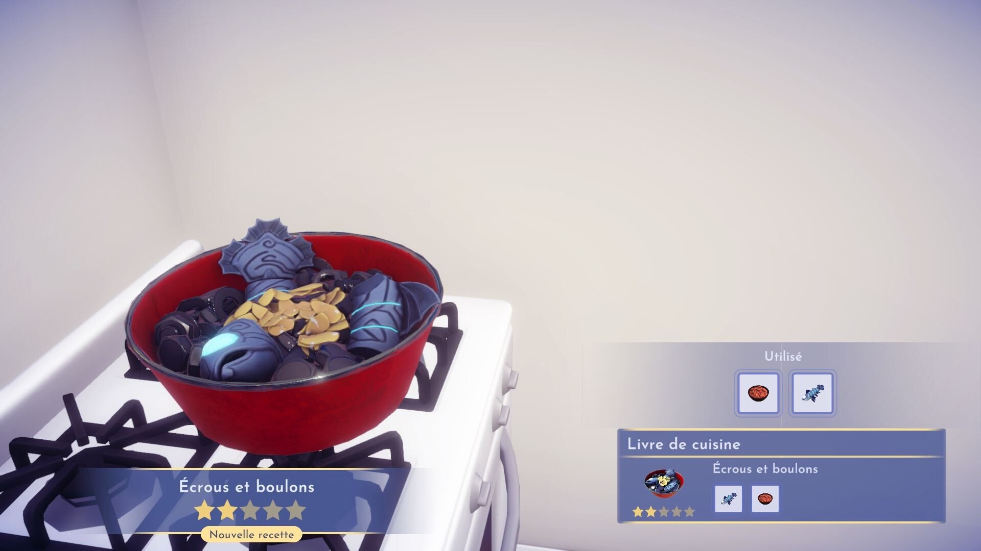 Recettes du DLC Disney Dreamlight Valley La liste complète des plats ajoutés dans l