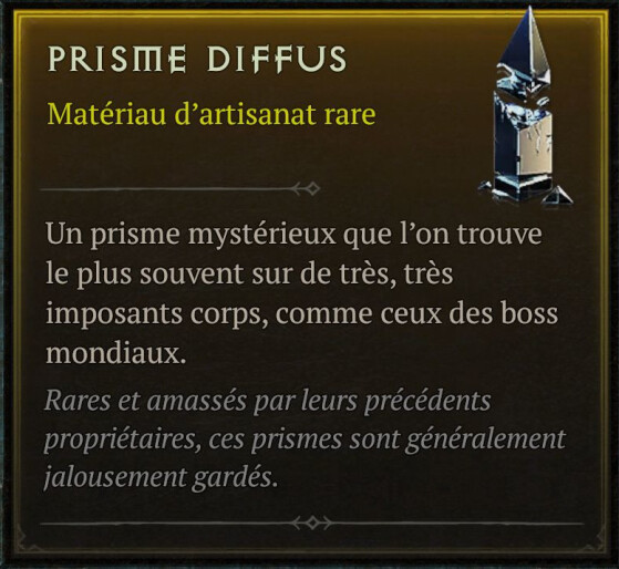 Prisme diffus - Diablo IV