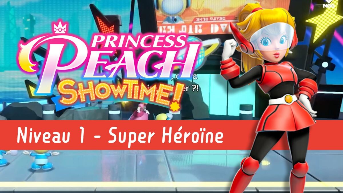 スーパーヒロイン レベル 1 ピーチ姫 ショータイム: リボン、スパークの破片…「ヒロイック ミッション
