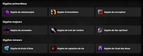 Build Trait de l'ombre - World of Warcraft