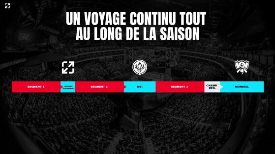 Nouveau calendrier compétitif 2025 - League of Legends