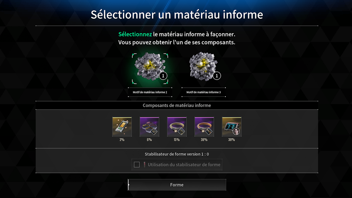 Matériau informe The First Descendant Où le trouver et comment l