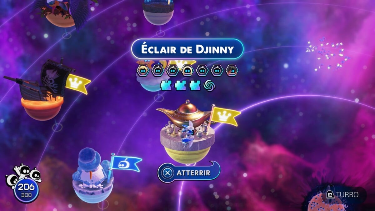 Éclair de Djinny Astro Bot：秘密出口、機器人、拼圖...如何 100% 完成此關卡