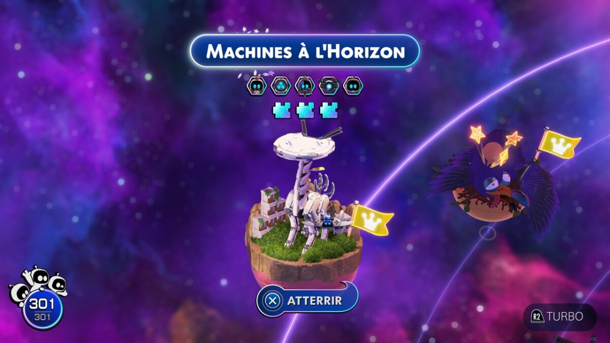Horizon Astro Bot のマシン: ボット、パズルのピース... Horizon レベルを 100% クリアする方法