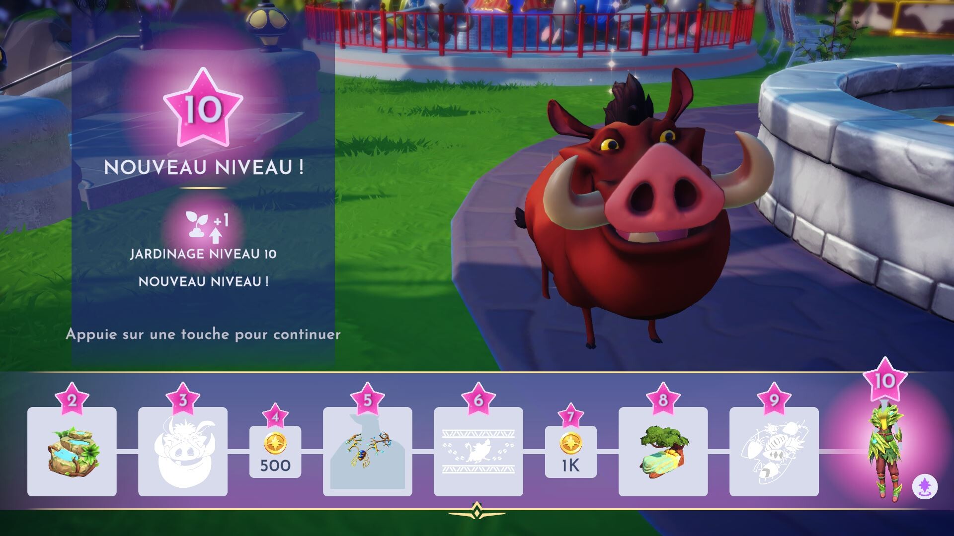 Pumba Disney Dreamlight Valley Gougères aux oignons, Toutes les quêtes à