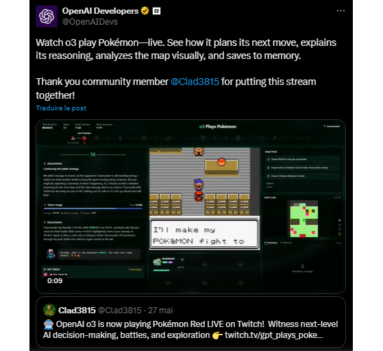 Open AI Developers via X (Twitter) - Pokémon Écarlate et Violet