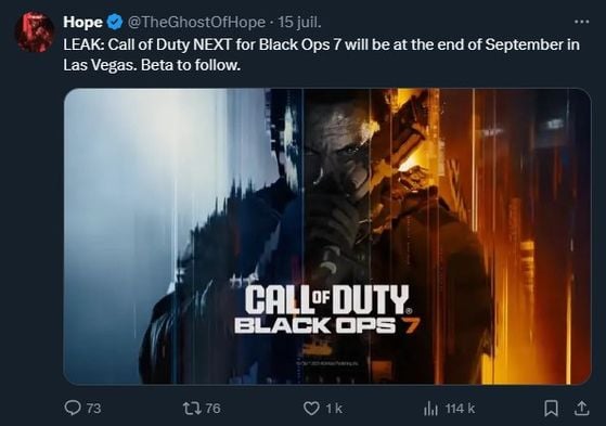 Call of Duty : Black Ops 7