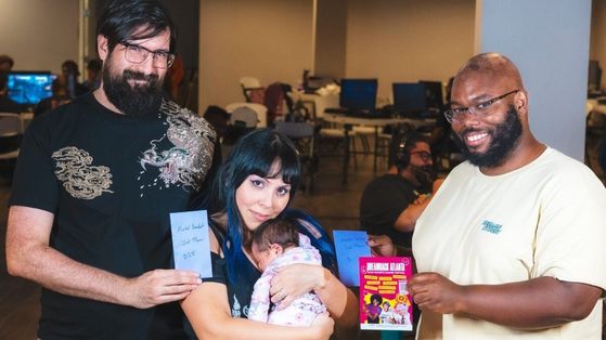 Legi0n reçoit son prix Dreamhack tout en tenant son bébé dans ses bras. - Mortal Kombat XI