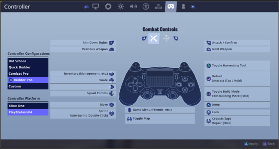 Fortnite Commandes Personnalisees Sur Ps4 Et Xbox One Avec La - fortnite battle royale