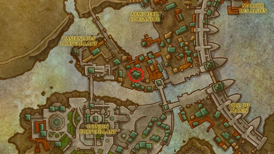 Localisation de Panik Heurtécrou - World of Warcraft