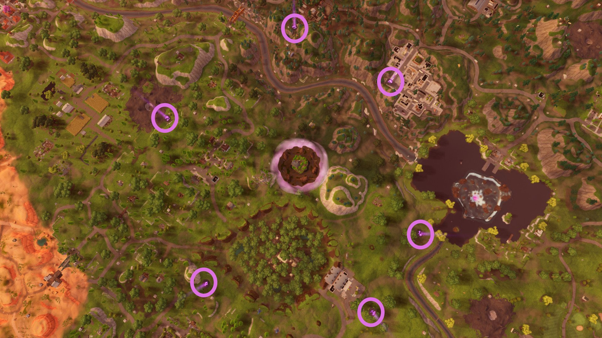 Fortnite : les runes quittent les zones corrompues - Millenium