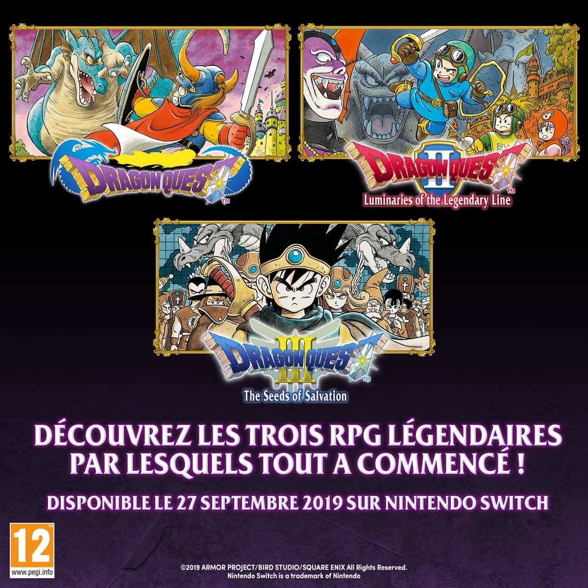 Dragon Quest 12 Et 3 Arrivent Sur Switch Millenium