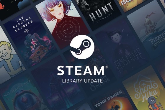 Steam : bibliothèque, bêta ouverte, launcher, design