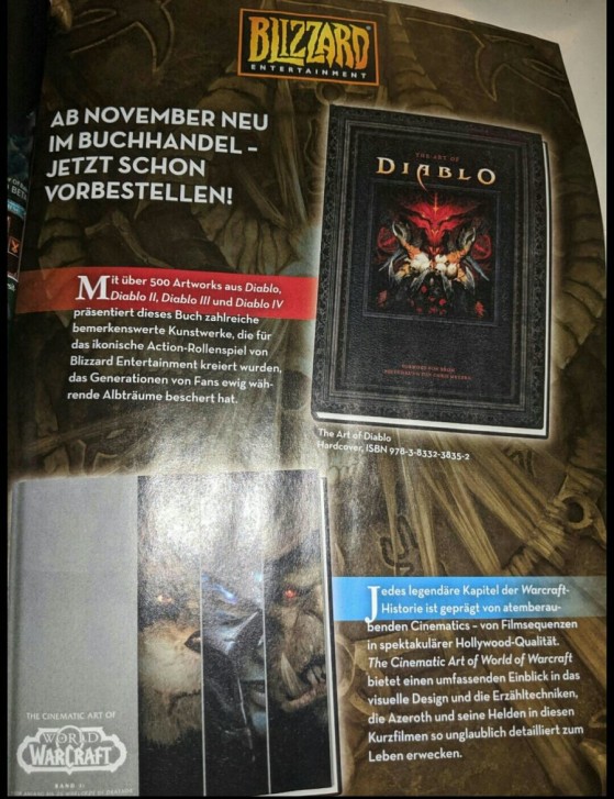 Même sans parler allemand, le 'Diablo IV' est visible en haut. - Diablo IV