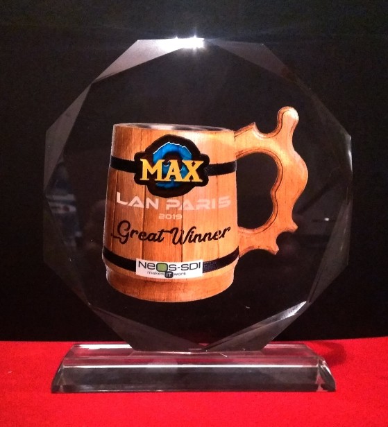 Trophée de la MAX LAN Paris - Hearthstone