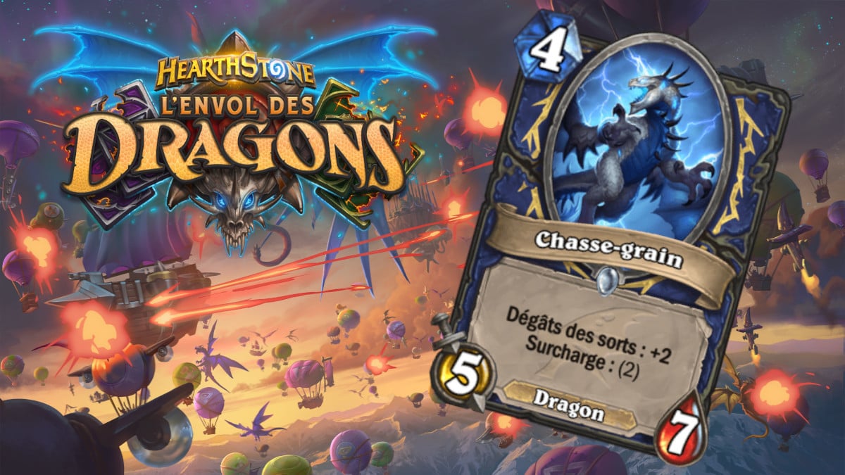 ハースストーン ドラゴンの降臨: 新しいコモン ドラゴン サーヴァント グレインハンター シャーマン
