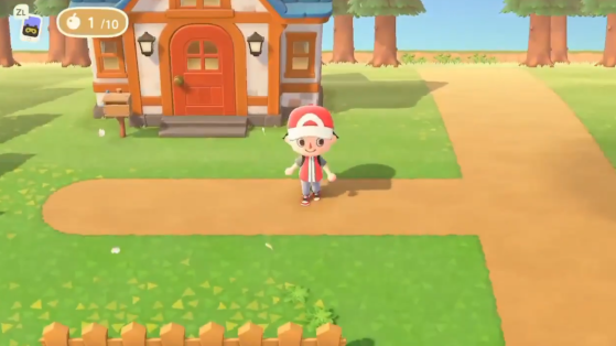 Animal Crossing New Horizons : un joueur refait le Bourg Palette de Pokémon