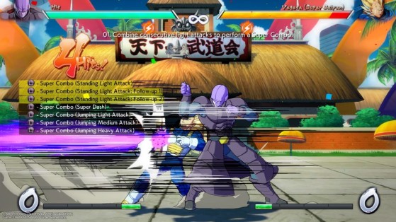 Exemple d'auto-combo - Dragon Ball FighterZ