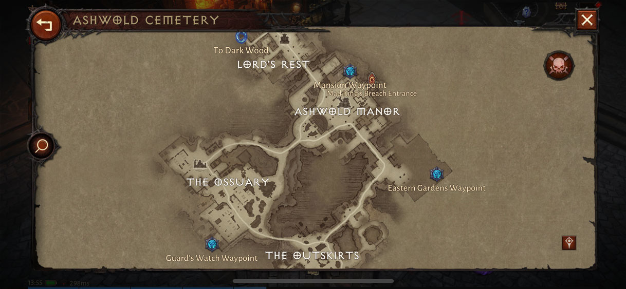 Карта diablo immortal
