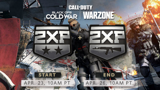 Double XP du 23 au 26 avril sur Black Ops Cold War et Warzone