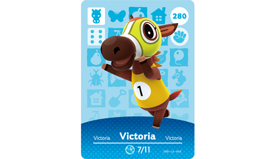 Carte Amiibo de Victoria - Animal Crossing New Horizons
