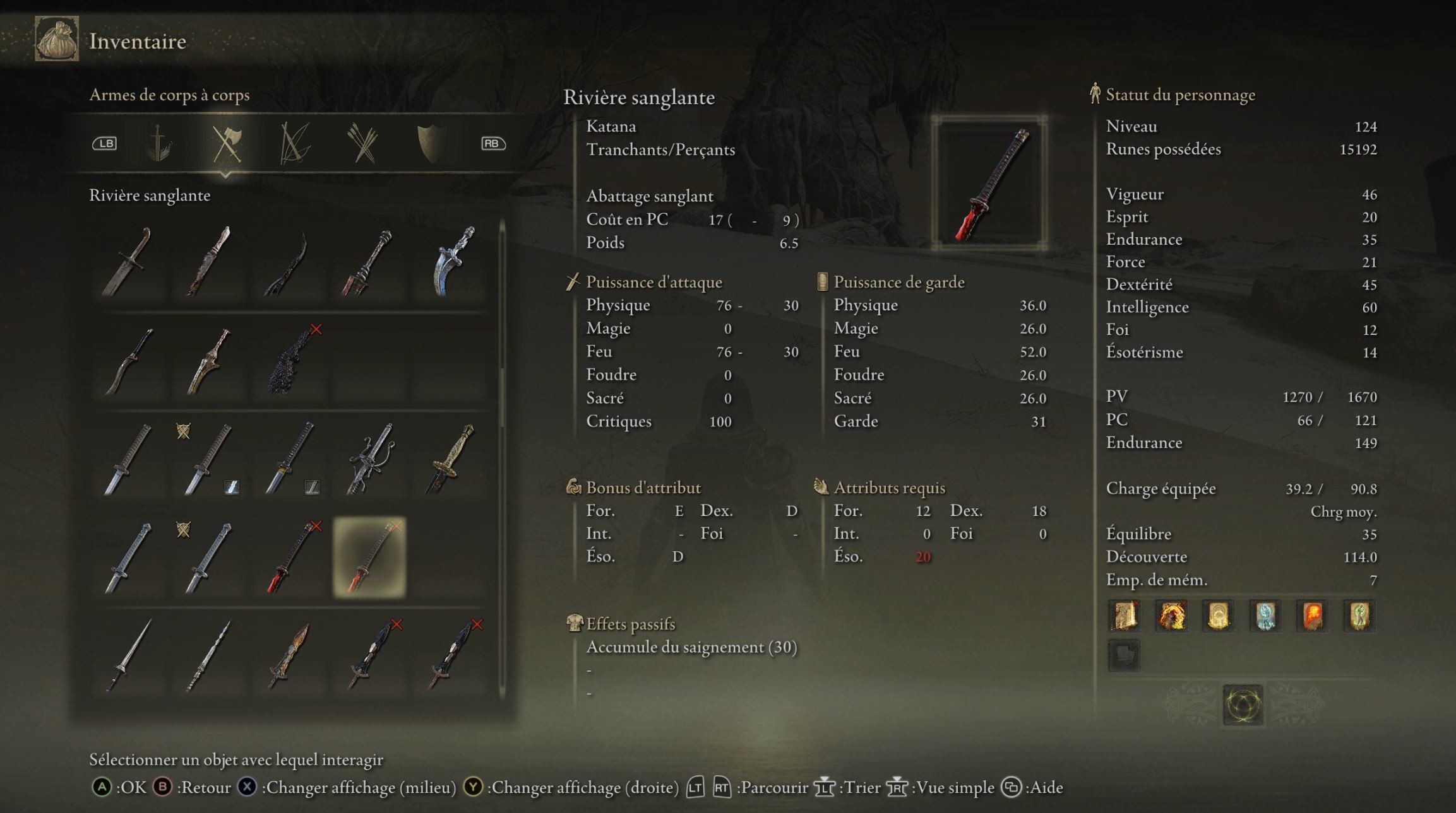 Rivière sanglante Elden Ring où obtenir ce katana et comment tuer Okina ? Millenium