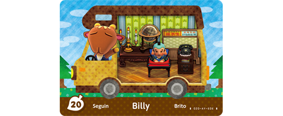 Carte Amiibo de Seguin - Animal Crossing New Horizons