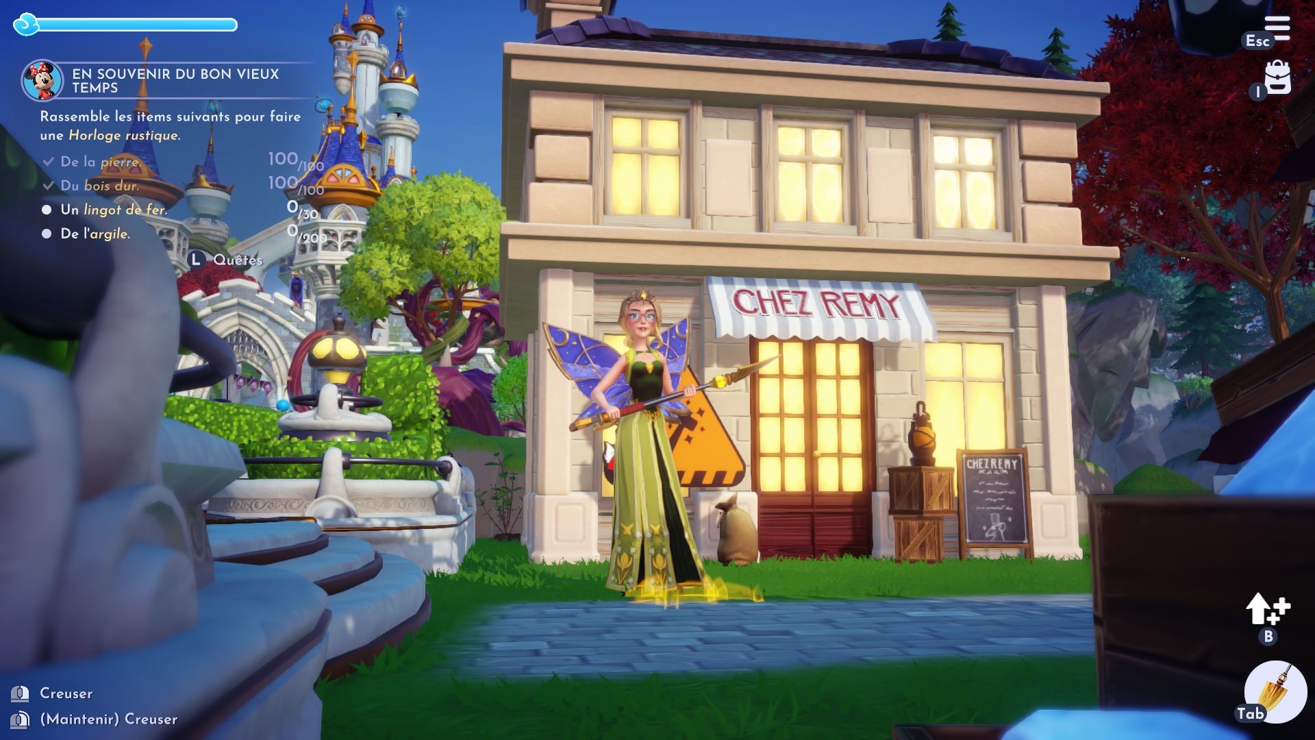 Restaurant Chez Rémy Disney Dreamlight Valley Toutes les