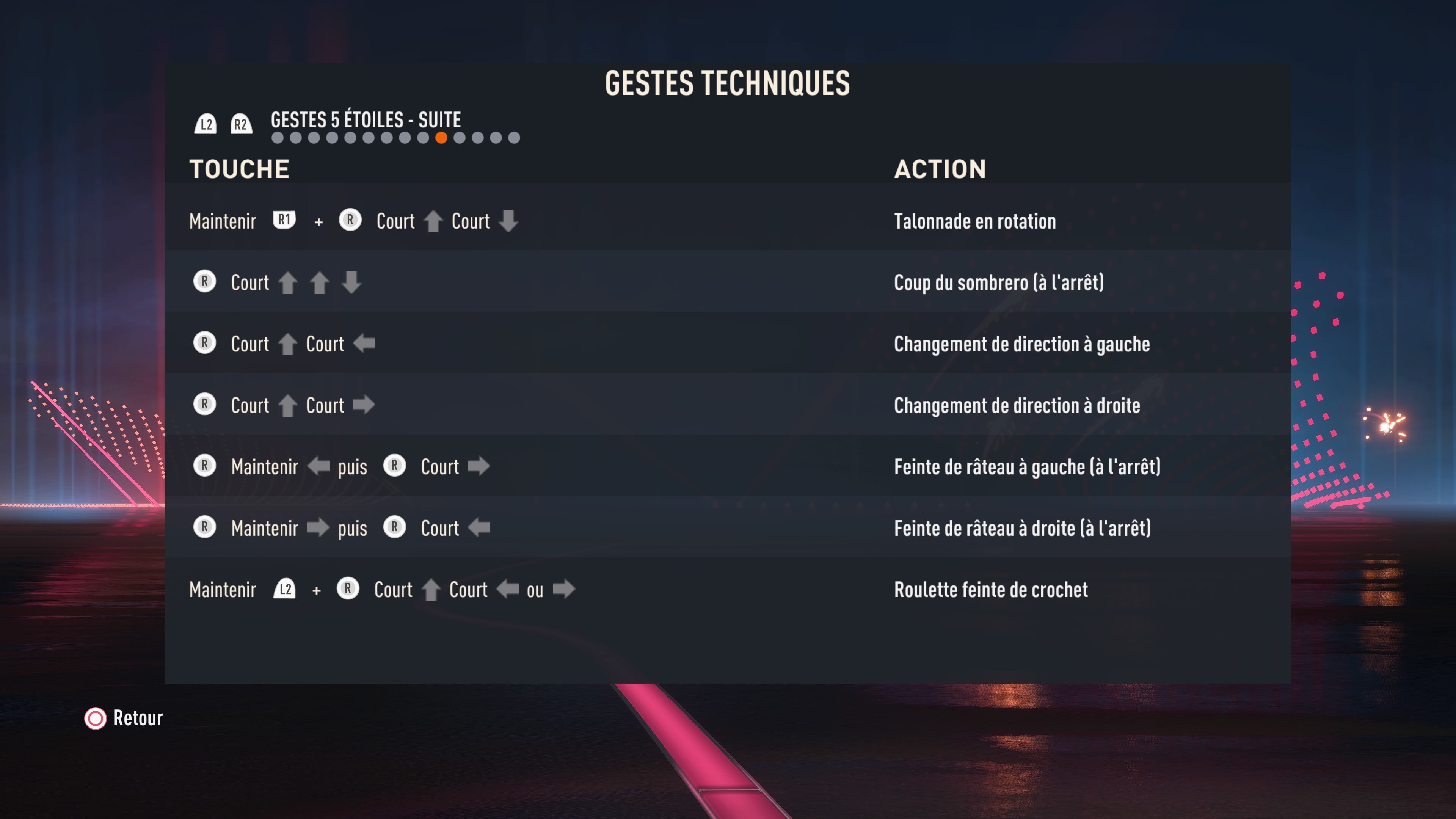 Gestes techniques FIFA 23 Liste complète des meilleurs dribbles et
