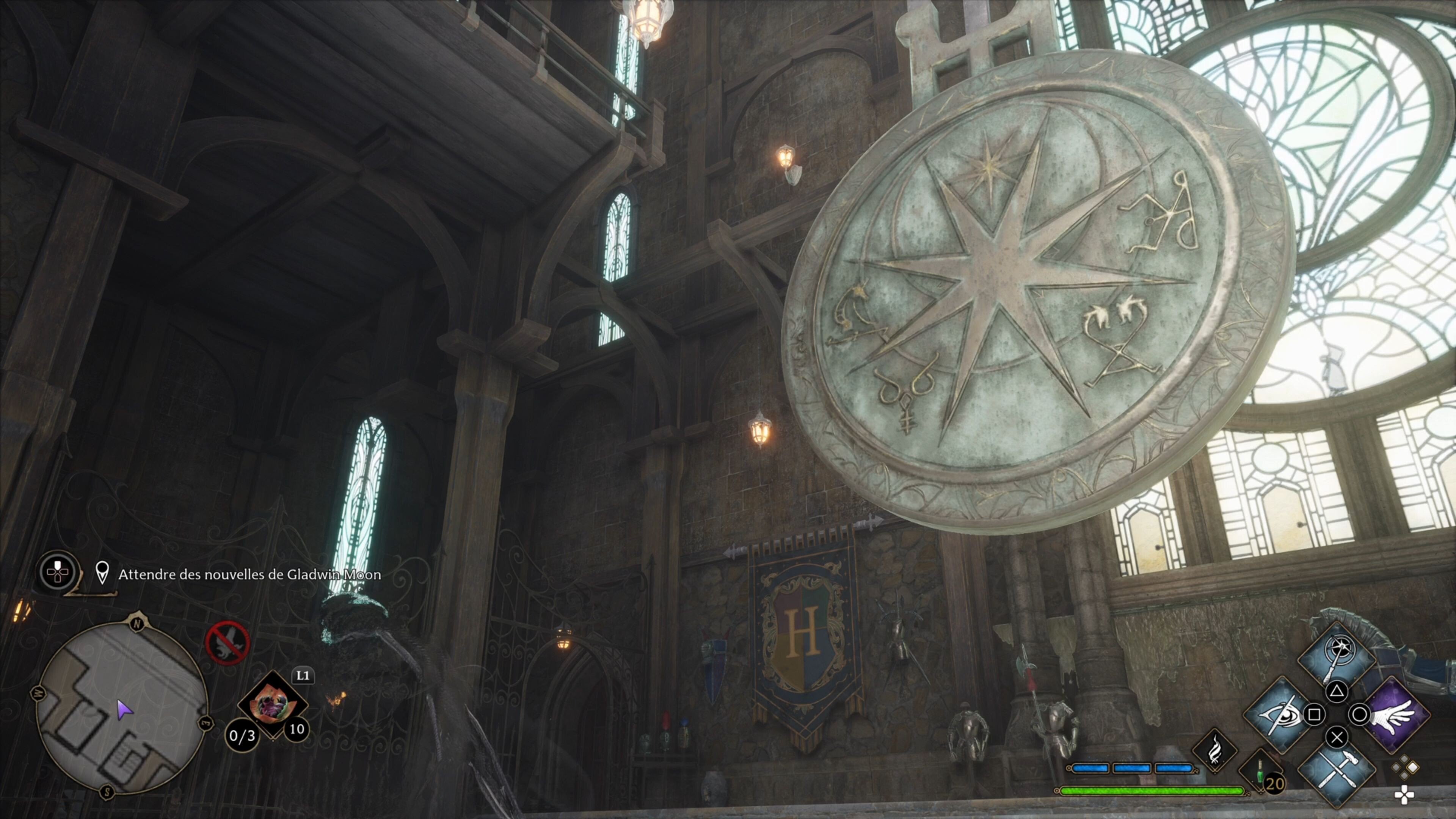 Porte grille Hogwarts Legacy Résoudre le secret de Poudlard dans la Tour du Clocher Millenium