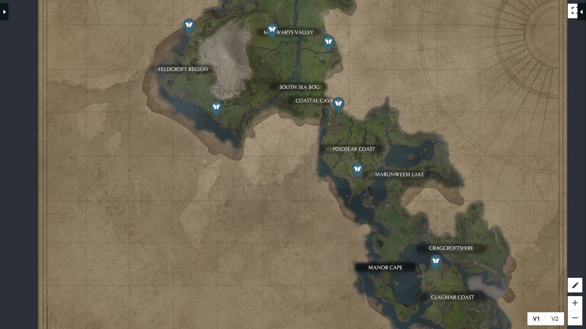 Hogwarts Legacy Butterfly Boxes Where to find them all on the map