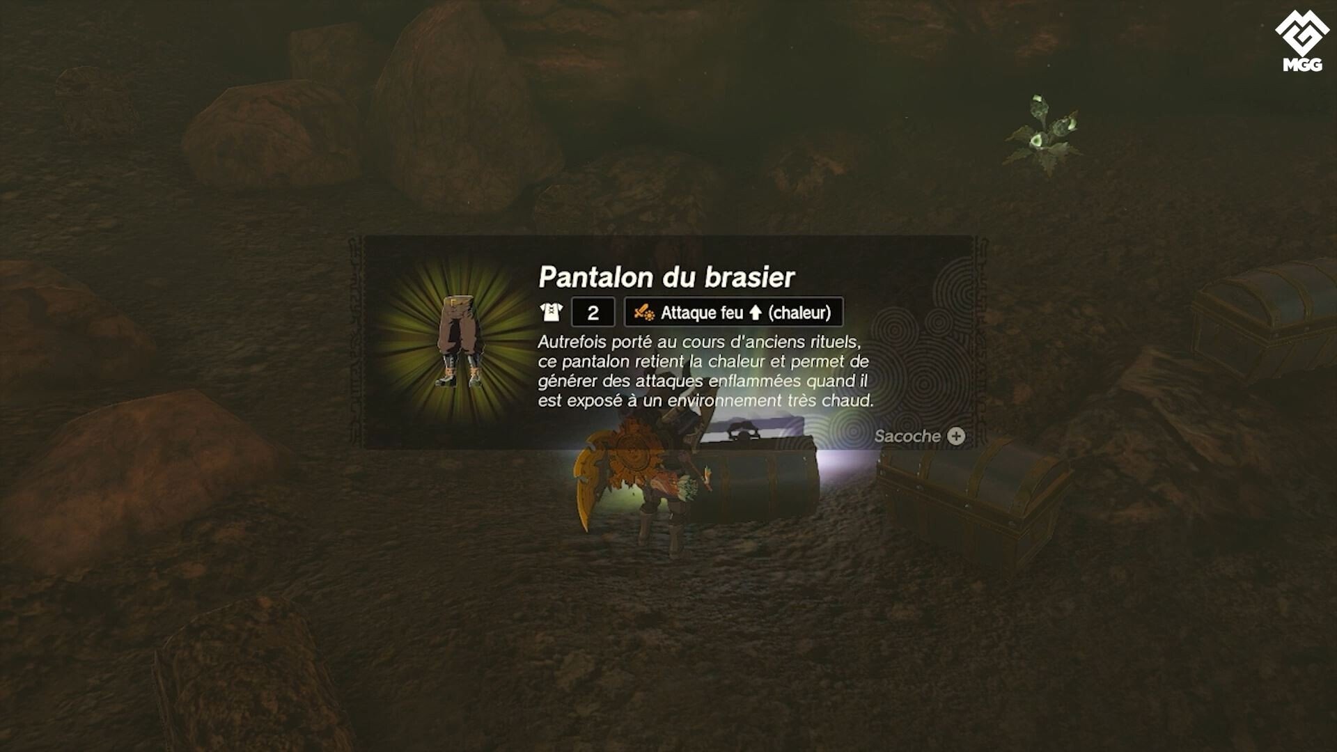 Tenue du Brasier Zelda Tears of the Kingdom Où trouver l