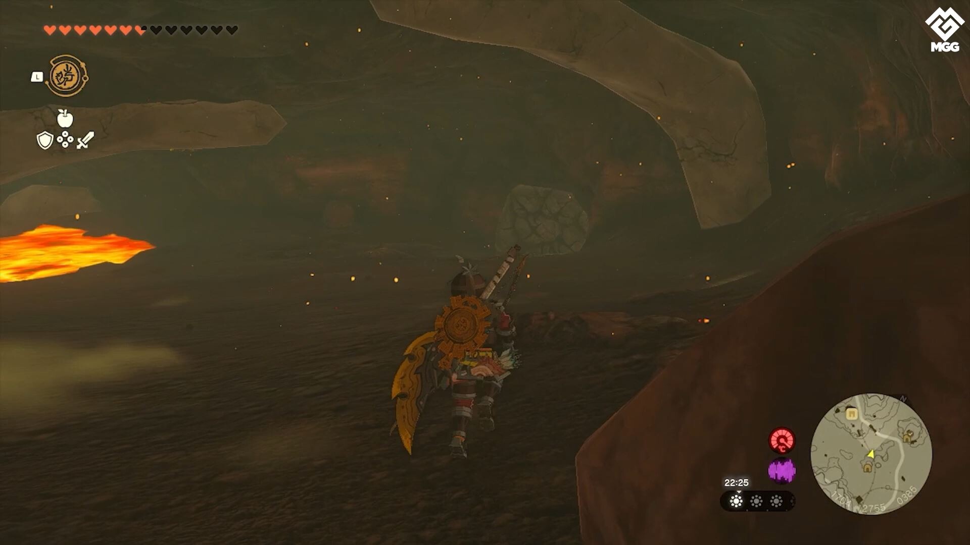 Tenue du Brasier Zelda Tears of the Kingdom Où trouver l
