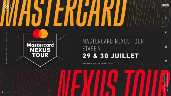 Mastercard Nexus Tour : Les inscriptions à l'étape 9 sont ouvertes !