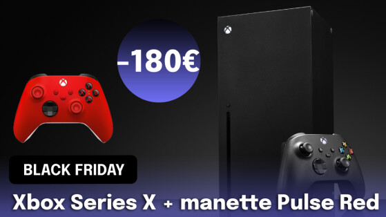 Black Friday : Une offre inédite avec 180 euros de remise sur la Xbox Series X et la manette sans fil Pulse Red !